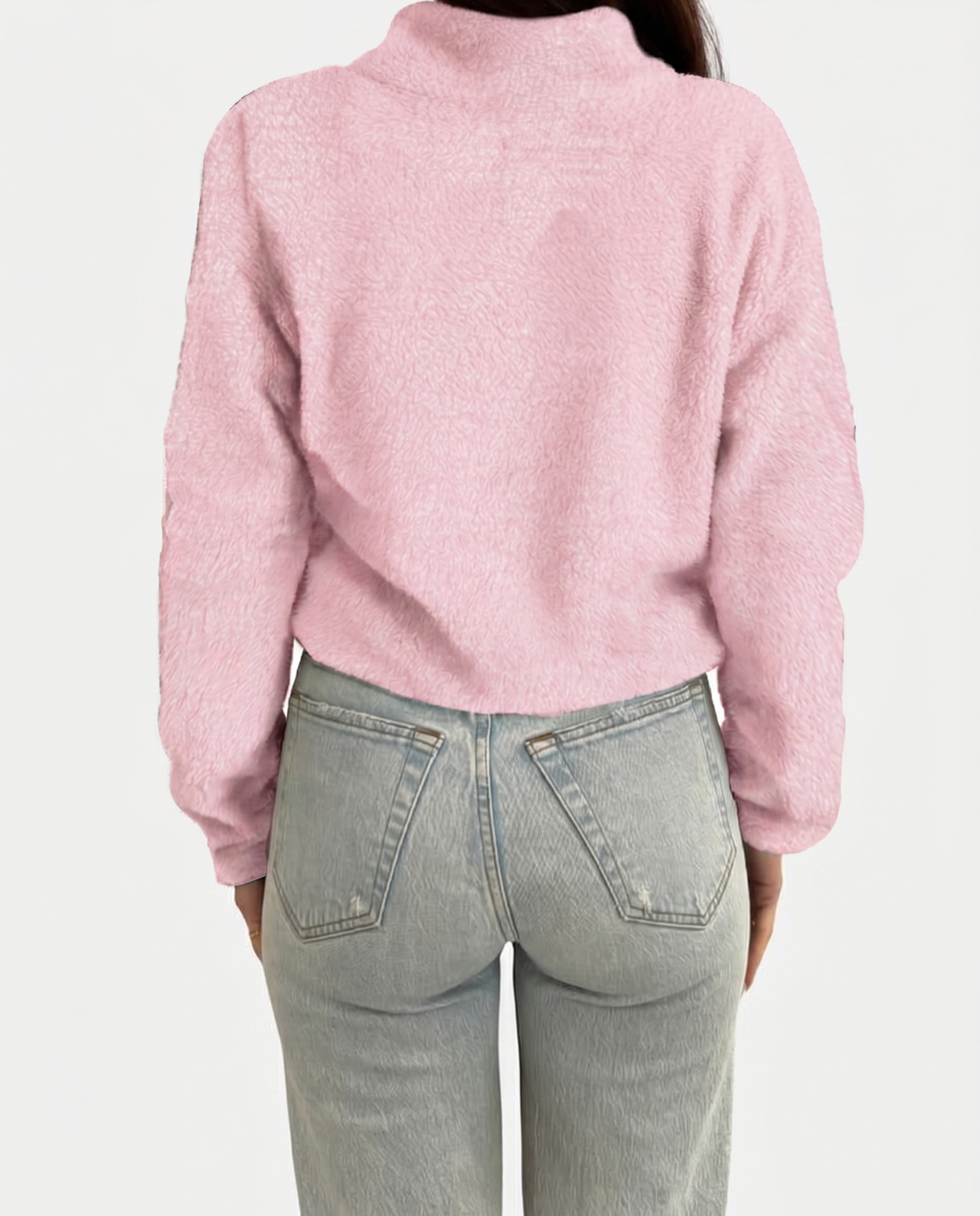 Solid Color Soft Turtleneck Pullover Sweater